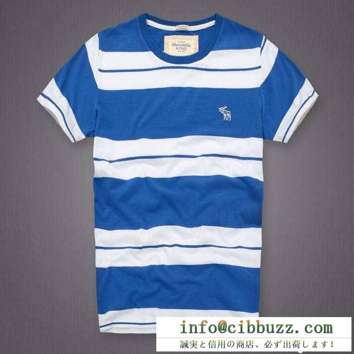 プレゼントに最適 高評価の2018人気品 アバクロンビー&フィッチ abercrombie & fitch 半袖tシャツ 3色可選