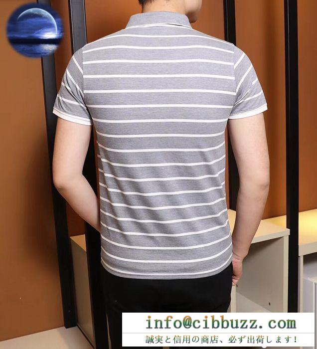 モデル大絶賛のHERMESエルメスコピーのメンズロゴ刺繍ポロ半袖ｔシャツビジネス用メンズ半袖Tシャツ