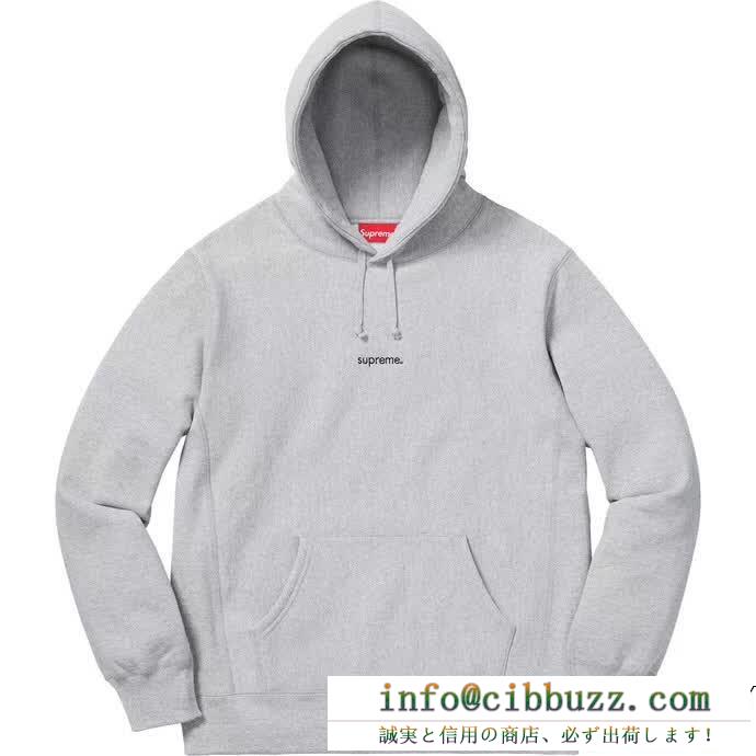 2018新発売 定番人気のカラー 4色選択可 Supreme Trademark Hooded Sweatshirt 破格値大放出 ハーフコート 即発送可