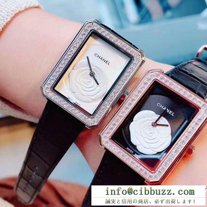 シンプルなデザインおすすめ腕時計シャネル スーパー コピー腕時計レディースウォッチおしゃれシンプルレザー