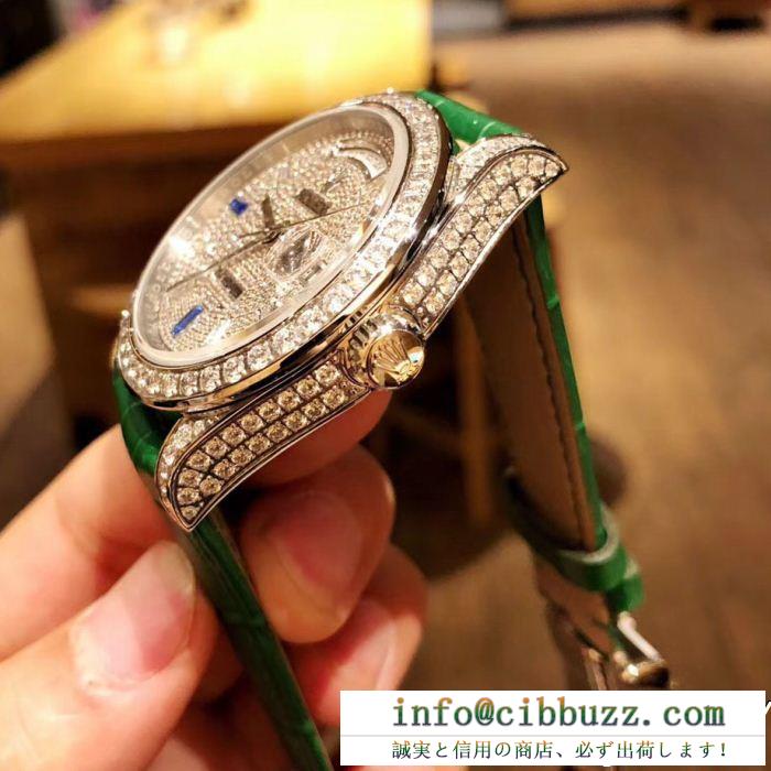 最新モデル★限定★ROLEX ロレックス 腕時計【king ice】14k gold watch 品質保証 グリーン 綺麗 美品