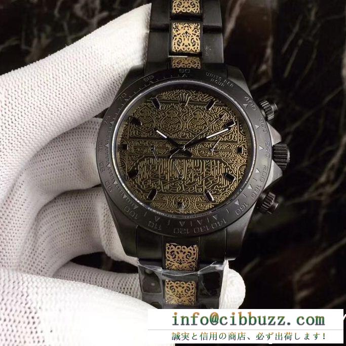 ロレックス時計 メンズ超激得品質保証カジュアルなアイテムウォッチ人気ブランド実用性高い自動巻き男性用腕時計