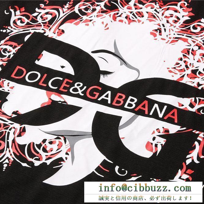 安定感のある2019夏新作 個性的なスタイリング dolce&gabbana ドルチェ＆ガッバーナ 半袖tシャツ 3色可選