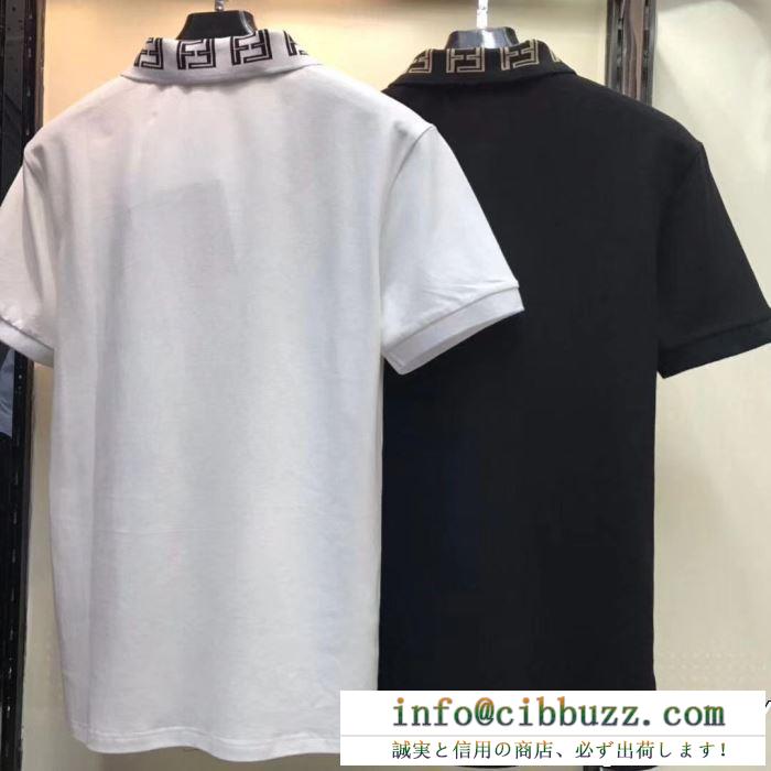 FENDI フェンディ 半袖tシャツ 2色可選 国内完売の入手困難アイテム 2019春夏人気モデル