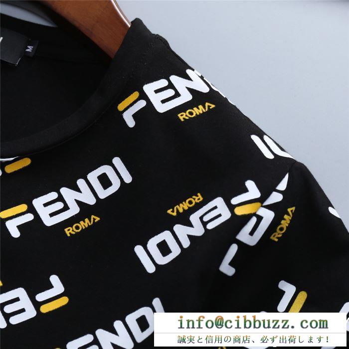 FENDI フェンディ 半袖tシャツ 2色可選 魅力の詰まったスタイル 注目が集まる2019夏季新作