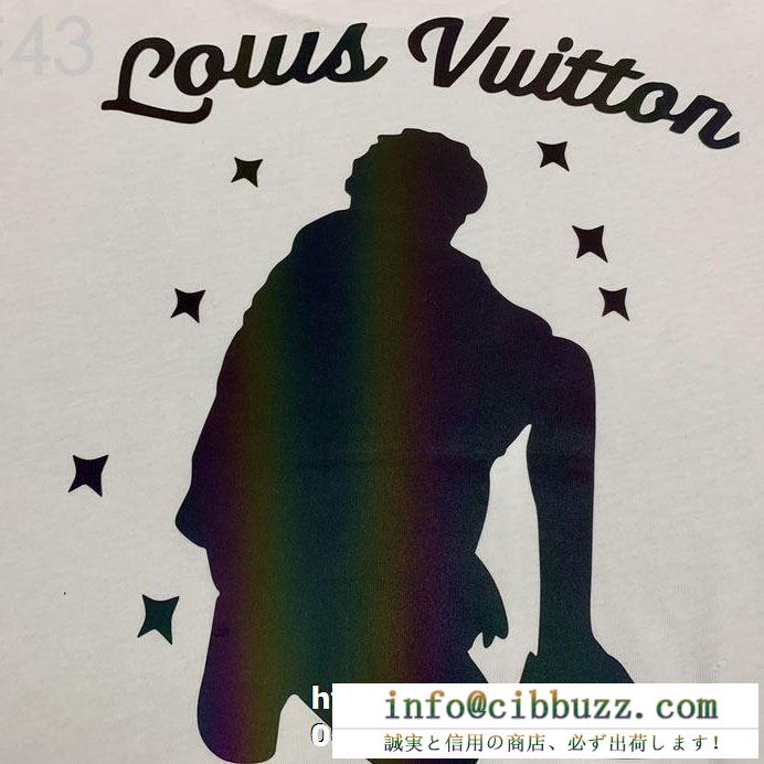 2色可選 最新話題沸騰中 ルイ ヴィトン LOUIS VUITTON  2019春夏こそ欲しい 半袖Tシャツ この夏欠かせないアイテム