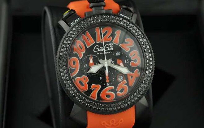 人気販売　ガガミラノ腕時計　日本製クオーツ ダイヤベゼル　 実用性を備えてる腕時計.