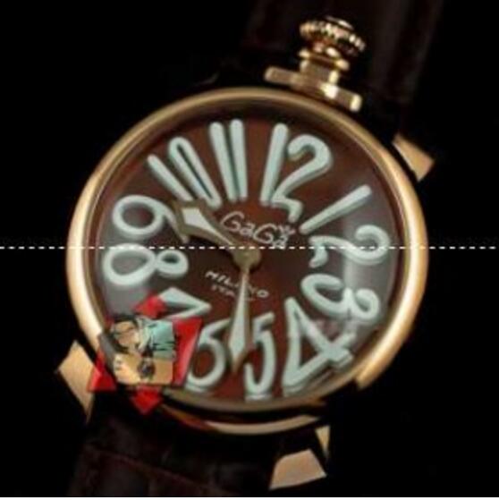 雑誌掲載のGaGa milano、ガガミラノの腕時計.