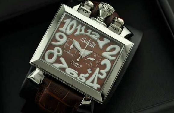 輝きが美しいガガミラノコピー GaGaMILANO 日本製クオーツ　5針 男性用腕時計 .