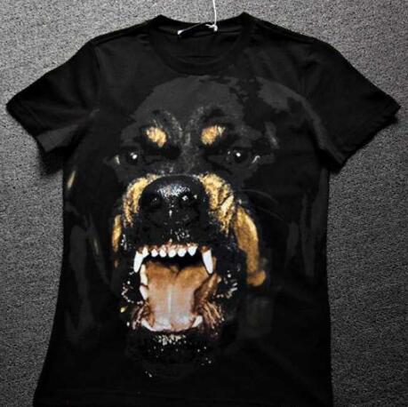 トレンド人気アイテムGIVENCHY ジバンシー tシャツ 犬プリント半袖ｔシャツトップス ユニセックス男女兼用ブラック