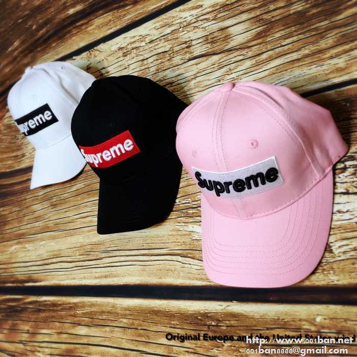 上品の輝きを放ち出す！SUPREMEシュプリーム帽子激安販売中 ピンク/ブラック/ホワイト3色可選刺繍ロゴハンチング