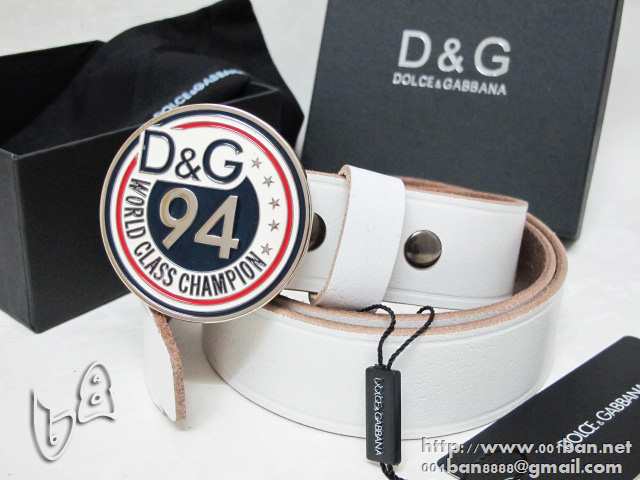 着け心地の優れるDolce&Gabbanaドルチェ＆ガッバーナ ベルト本革（牛皮）ホワイト人気販売