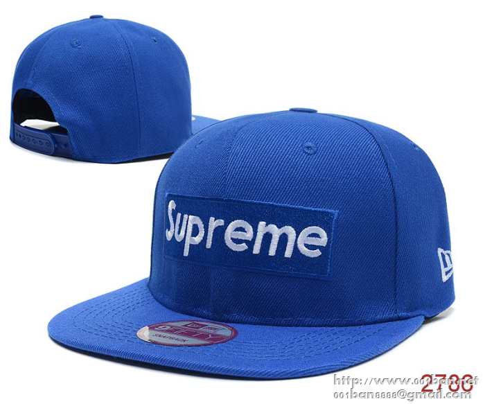 2017新着話題作シュプリームSUPREMEキャップ偽物 ブルー 欧米韓流 注目されやすい帽子ロゴ付き