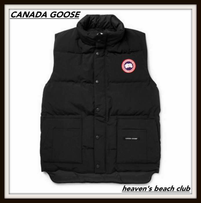 オシャレで注目作2017秋冬CANADA gooseカナダグースコピー freestyle crew vest ダウンベスト ダウンジャケット ブラック