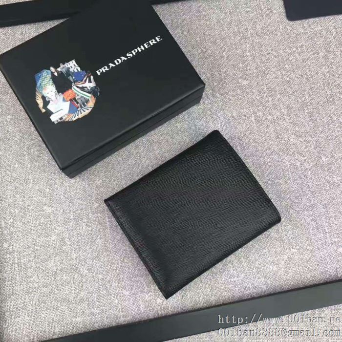 2017最新入荷定番人気 pradaプラダコピー1mh523 qwa f0002 saffiano metal 二つ折り財布 レザー ブラック 3色可選 セレブ風ミニ財布 