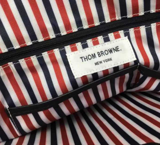 2018最新人気のファッションアイテム thom browne トムブラウン トートバッグ 人気 激安 通販 メンズ ショルダーバッグ 2way 黒