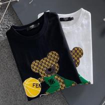 FENDI2022新型半袖Tシャツコピーハイエンド品質ブランドロゴデザインフェンディ