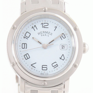 精巧なエルメス クリッパー 白時計 CL6.410.130/3831 自動巻き機械式時計2018最高人気