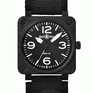 日本の高級時計ベル＆ロス BR01-92CFB-CA ステンレス ブラック限定セール高品質