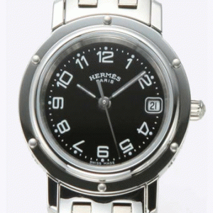 VIP SALE!上品エルメス クリッパー 腕時計シンプル高級 CL4.210.330/3758 ブラック