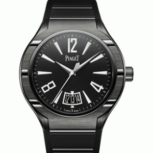 ピアジェ 大特価100%新品コピー  ポロ G0A37003 メンズ ブラック 自動巻き 腕時計定番
