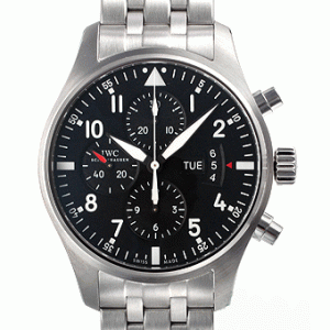 IWC パイロット人気急上昇ウォッチ スーパーコピー IW377704 クロノ ブラックお得な腕時計