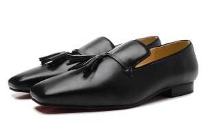 2015 超人気美品◆ Christian Louboutinクリスチャンルブタン レザーシューズ靴
