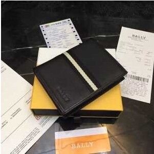 2018秋冬大人気限定販売 BALLY バリー 財布　特別人気感謝　ブラック　メンズ.　