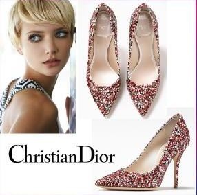 脚長効果　2016新作　ディオール　靴　Christian Dior　ハイヒールパンプス10cm.