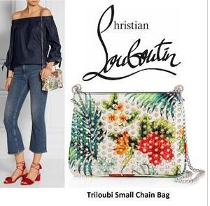 品性と季節感が同居するChristian Louboutin　上品で好感度が高いバッグ.