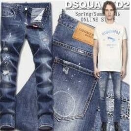 細身に仕立てられた DSQUARED2 ディースクエアードコピー　 洗練されたジーンズ.