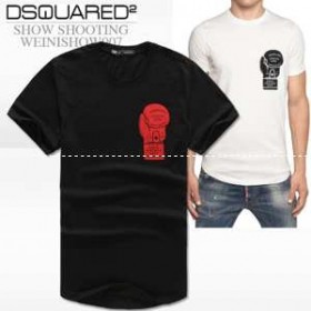 欧米ファション雑誌にも絶賛新作 DSQUARED2 ディースクエアード 半袖 Tシャツ 2色可選