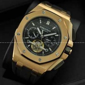 スタイリッシュな印象 Audemars Piguet 腕時計 5針トゥールビヨン クロノグラフ 日付表示 ゴールド