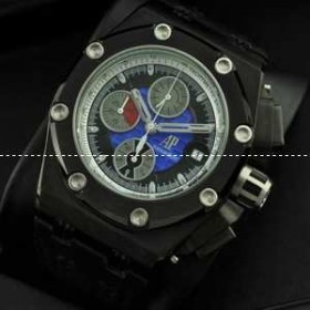 凄まじき存在感である　 Audemars Piguetオーデマピゲ 腕時計　日本製クオーツ 6針クロノグラフ 日付表示 レザー