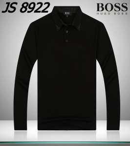 ヒューゴボス HUGO BOSS HB17SS370　ブラックポロシャツ　メンズ