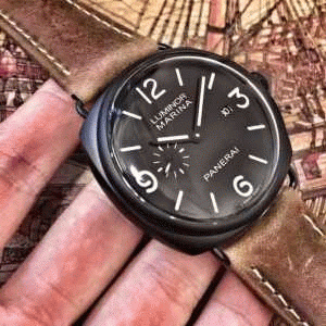 OFFICINE PANERAI パネライ 腕時計 ラジオミール 時計 ブラック/シルバー ケース