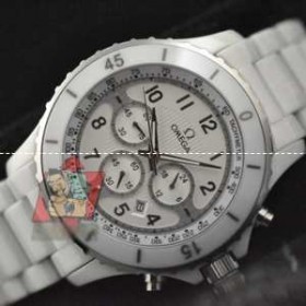 大人気期間限定品質保証美品 OMEGA-オメガ腕時計シーマスターウォッチ機械式腕時計白文字盤日付表示男女兼用腕時計ホワイト