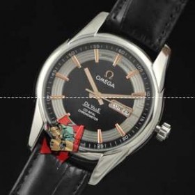 大人気限定する美品OMEGA-オメガ腕時計コピーシーマスター偽物黒文字盤日付表示機械式腕時計男女兼用腕時計ウォッチ