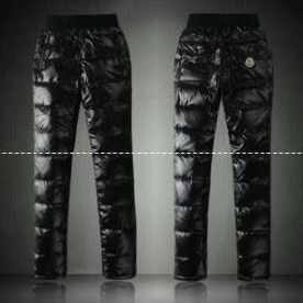 2017 MONCLER Womens Slim Down Pants モンクレールコピー レディース ズボン ブラック防寒性.