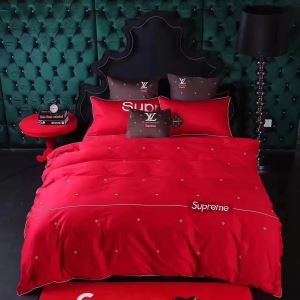 ルイ ヴィトン LOUIS VUITTON 寝具セット 2017秋冬 4点セット 2色可選 存在感のある