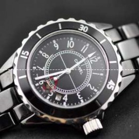 CHANELシャネル偽物 腕時計J12　H0682  クオーツ　ブラック　レディース...