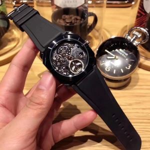 機械式（自動巻き） 3色可選 ブルガリ BVLGARI 男性用腕時計 【人気ブログ掲載】 2017