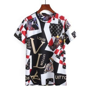 人気雑誌掲載 半袖Tシャツ 2018春夏新作 ルイ ヴィトン LOUIS VUITTON 2色可選