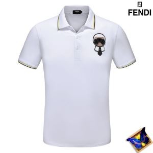 今夏目立つアイテム！FENDI 服 フェンディ スーパーコピー ポロシャツ メンズ ボーダー トップス 快適さ 優れた通気性