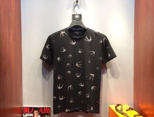 ユニークなデザインのDOLCE&GABBANAドルガバコピービジネス用メンズクルーネックメンズ半袖Tシャツ