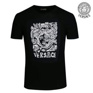 半袖TシャツVERSACE 好印象を与える 2色可選数量限定超特価ヴェルサーチ