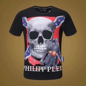 半袖Tシャツ  2色可選　人気新品　PHILIPP PLEIN フィリッププレイン　好印象を与える　2018年最注目の
