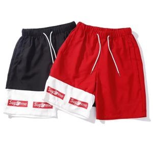【最後セール！】Supreme新作Sweatshortシュプリーム パンツ 値段 安い 夏ファション半分パンツ カジュアル 赤色 ブラック