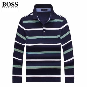 メンズファッション->長袖Tシャツ 人気チャーム 2色可選 定番人気激安 HUGO BOSS ヒューゴボス