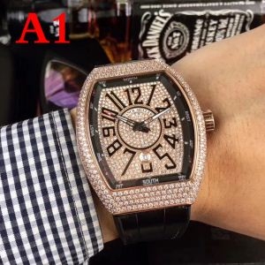 驚きの破格値品質保証時計男性用カジュアルフォーマルかっこいいビジネス腕時計フランクミ...
